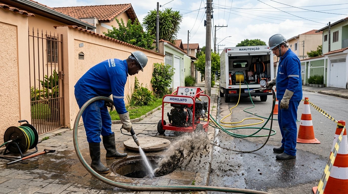Hidrojateamento Residencial em Cuiabá‑MT