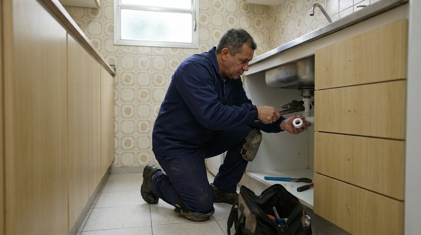 Instalação Hidráulica na Cozinha em Cuiabá‑MT