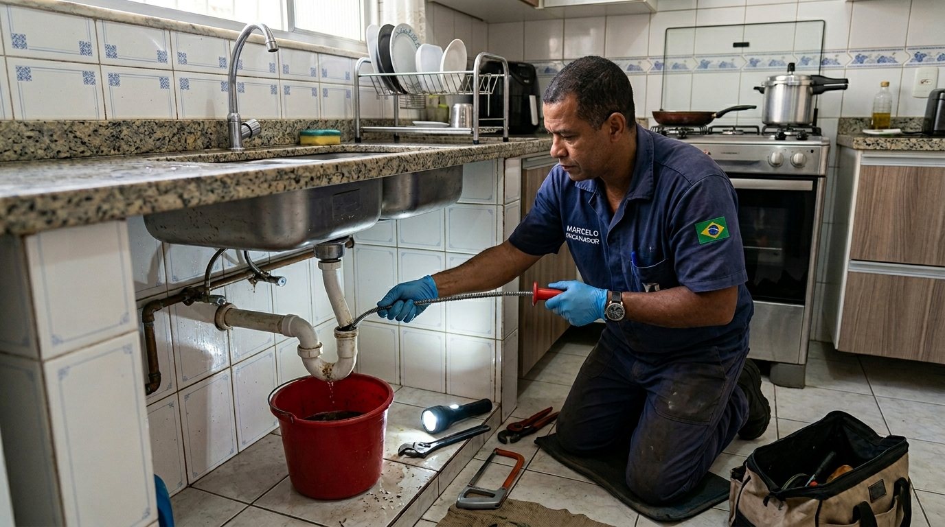 Ligação da Pia da Cozinha em Cuiabá‑MT
